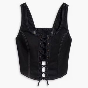 💚NWT💚LEVI'S® X BARBIE FERREIRA LACE-UP CORSET